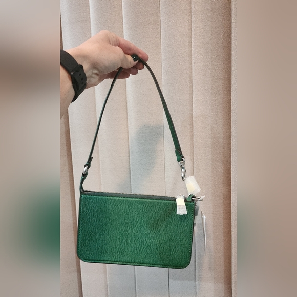 COACH Pouch Bag With Signature Canvas - Picture 9 of 15